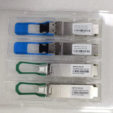 Load image into Gallery viewer, SFP Transceiver QSFP28 100G 2km 1310nm GBIC Duplex LC Transceiver Fiber Optic Module for Cisco Arista Mellanox Ethernet Switch
