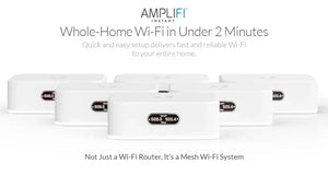 Ubiquiti AmpliFi AFI-INS-R AFI-INS Instant Seamless Whole Home Wireless Internet Coverage WiFi Router Mesh Point WiFi Extender