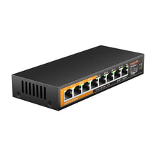 Load image into Gallery viewer, KeepLiNK 8-Port 2.5Gbps Ethernet Network with 1-10Gb SFP+ Unmanaged Switch Plug and Play MDX/MDIX 12VDC Voltage KP-9000-9XH-X
