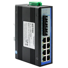 Load image into Gallery viewer, UOTEK 10*10/100/1000Mbps Ports Industrial Gigabit Managed Ethernet Switch Layer 2 Protocols Din-rail Switch UT-62010G-8GT2GSC-MNF
