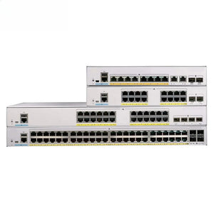 Cisco Catalyst 1000 Series Switch 24 PoE+ Ethernet ports with 195W PoE budget, 4*1G SFP uplinks, Enterprise Switch C1000-24P-4G-L