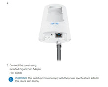 Load image into Gallery viewer, Ubiquiti LAP-120 Gigabit 5G built-in 16dBi 120 degrees wireless Access Point coverage wireless Bridge Ubiquiti, indoor/outdoor WiFi AP

