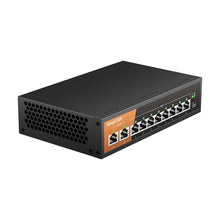 Load image into Gallery viewer, KeepLiNK 10-Port 10/100Mbps Megabit Ethernet Switch with 8-PoE Ports and 2-Ethernet Uplink 2G Switching KP-9000-10TP-MAC
