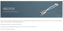 Load image into Gallery viewer, MikroTik RBGPOE PoE injector for Gigabit LAN, PoE adapter for powering any RouterBOARD over Gigabit Ethernet, reduces number of wires
