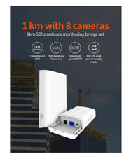 Load image into Gallery viewer, Tenda O1-5G 1KM 5GHz Outdoor CPE Wireless Bridge 9dbi WiFi Repeater Extender Router AP Access Point WiFi Bridge with POE/DC Adapter
