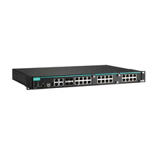 Load image into Gallery viewer, MOXA 4*4G Port Gigabit Modular Managed Ethernet switch, 8*10/100BaseT(X) ports 4*10/100/1000BaseT(X) or 100/1000BaseSFP combo, 2*PoE

