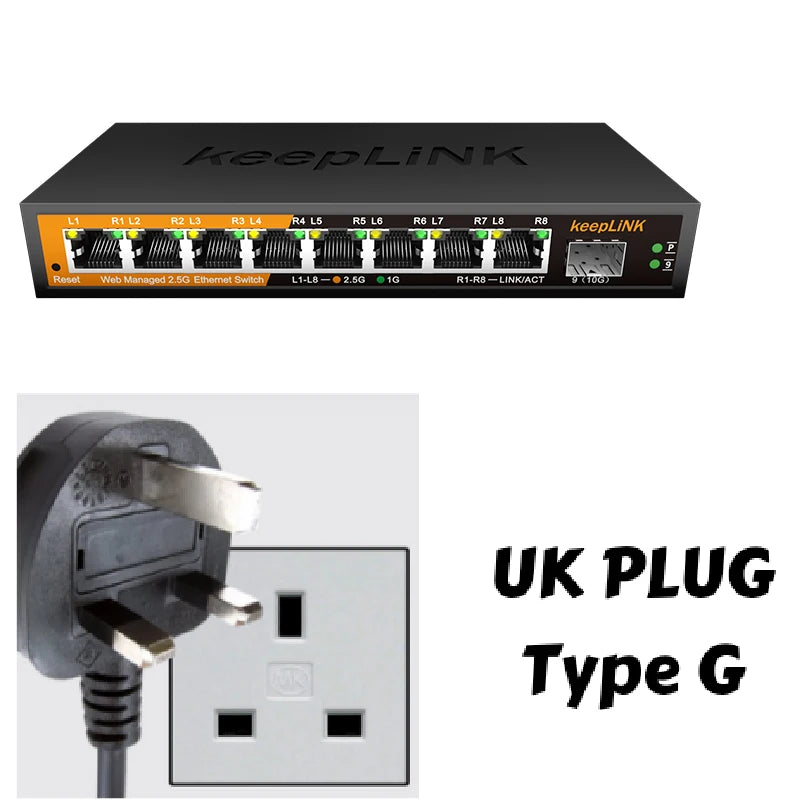 sunmoonKEEP LINK 8ポート　KP-9000-9XH-X keepLink KP9000-9XH-X Review Sub $49 2.5GbE Switch
