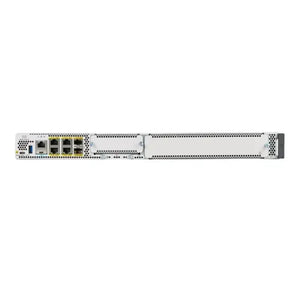 Cisco Catalyst 8300 Edge Platforms Series, 1RU w/ 1G WAN (1 SM slot + 1 NIM slot, 6*1G Ethernet ports), C8300-1N1S-6T Network Router