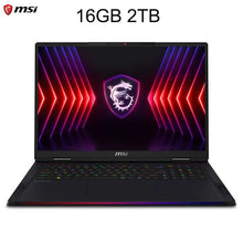Load image into Gallery viewer, Msi Raider 18 Hx Gaming Laptop 18 Inch 4K Uhd 120Hz Mini Led Screen Notebook I9-14900Hx 32Gb 2Tb Rtx4070 Netbook
