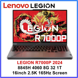Lenovo LEGION R7000P 2024 Ryzen R7 8845H Geforce RTX4060 8GB 16G/32G RAM 1T SSD 16" 2.5K 165Hz Screen