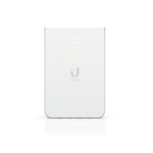 Ubiquiti U6-IW UniFi6 In-Wall AP Wall-mounted WiFi 6, 5.3 Gbps,2.4/5GHz bands Wireless access point with a built-in PoE switch