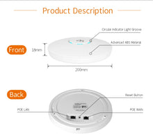 Load image into Gallery viewer, COMFAST CF-E320V2 300M WiFi Ceiling Wireless AP 802.11b/g/n QCA9533 Enterprise Wifi System AP 48V PoE OPEN DDWRT Access Point
