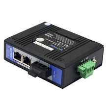 Load image into Gallery viewer, UOTEK UT-2602 10/100M 1 Optical Fiber 2 RJ45 Ports Industrial Ethernet Unmanaged Switch, 1x100Base-FX optical fiber, 2x10/100Base-T(X)

