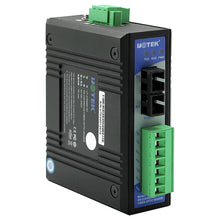 Load image into Gallery viewer, UOTEK RS232 RS485 RS422 Dual-Fiber MODEM with Built-in Power Supply AC100-240V Optic Fiber Modem Converter AC/DC 100-240V 1W UT-2788
