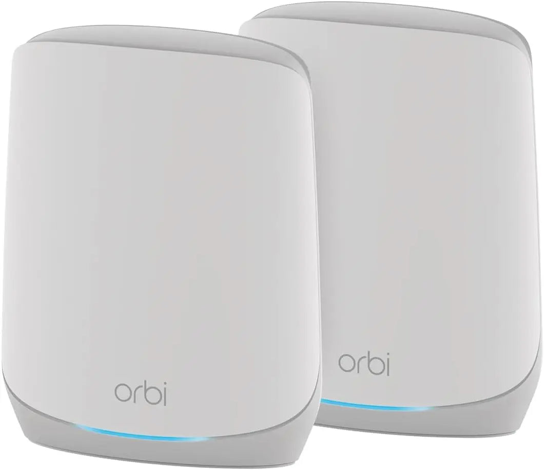 Orbi Whole Home Tri-Band WiFi6 Mesh Network System RBK752P Router with 1 Satellite Extender, Coverage up to 5000 sq. ft. 75 devices
