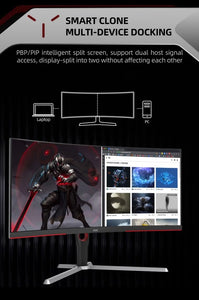 IPASON AOC CQ30G3Z 30 Inch 1080P 1500R 178View Curved Gaming Computer Monitor, 127% sRGB, 2560 x 1080 Resolution, 200Hz, HDMI Interface Type