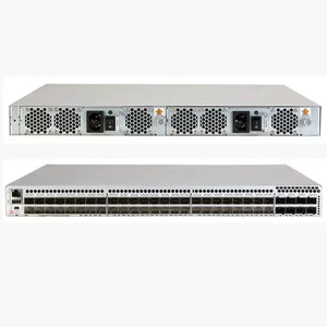 Brocade G720 64 port switch, 56 port activation, incl. 56 Brocade 32Gb/s multi-mode modules, port side exhaust G720 BR-G720-56-32G-R