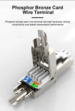 Load image into Gallery viewer, ONTi RJ45 8P8C Unshield Shielded Field Connector RJ45 Termination Plug for Cat.6/6A/7 23AWG Installation Cable
