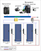 Load image into Gallery viewer, Cabinet lock CHD2100-J3A High Quality Server Rack Network Electric Cabinet Lock  for Cabinet of Data Center Zinc Alloy
