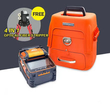 Load image into Gallery viewer, Original AI-9 AI-6 AI-5 Signal Fire Fiber Fusion Splicer 10 Languages freely Switch Built-in Optical Power Meter and VFL5.0 CE,FCC,RoHS
