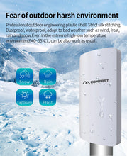 Load image into Gallery viewer, COMFAST 300Mbs CF-E120AV3 Mini Wireless Bridge Outdoor CPE Router Repeater AP for IP Camera Project 1-3KM
