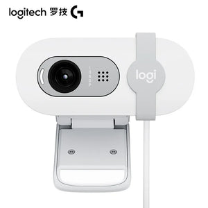 Original Logitech Brio 90 HD 1080p webcam with automatic light balancing, integrated privacy shutter, and built-in microphone