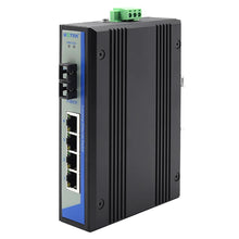 Load image into Gallery viewer, UOTEK 4 Ports Gigabit Network Fiber Optic Transceiver Media Converter Supports Full-duplex and Half-duplex IP40 Rating UT-2604GMM-ST
