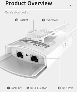 COMFAST CF-EW72 QCA Outdoor AP Long Range 5G WiFi Access Point Wireless Network Amplifier CPE