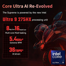 Load image into Gallery viewer, Acer Nitro 7 Gaming Laptop 16 Inch 2.5K 240Hz Screen Intel Core Ultra 9-275HX 32GB 1TB RTX5060 Netbook Computer
