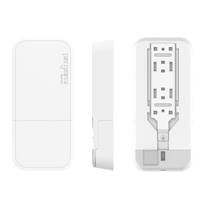 MikroTik RBwAPG-60ad-A 60 GHz Base Station with Phase array 60° beamforming Integrated antenna, 716 Mhz CPU, 256 MB RAM, PSU PoE