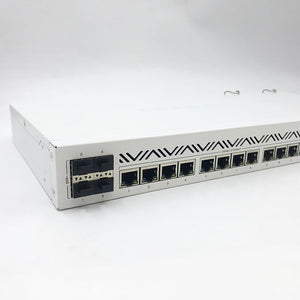 Mikrotik CCR2116-12G-4S+ Router 16-core ARM CPU based CCR 36- core CCR, 6x faster BGP performance. Includes an M.2 PCIe slot