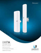 Load image into Gallery viewer, Ubiquiti LAP-120 Gigabit 5G built-in 16dBi 120 degrees wireless Access Point coverage wireless Bridge Ubiquiti, indoor/outdoor WiFi AP
