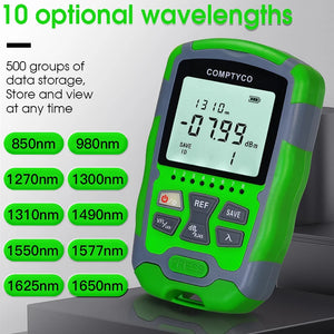 COMPTYCO AUA-MC70 Optical Power Meter -70~+10dBm 4 in 1 Multifunction OPM Fiber Network Cable Tester VFL 1-50MW(optional)