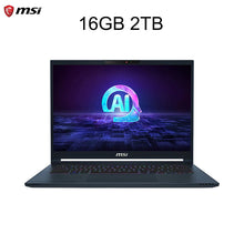 Load image into Gallery viewer, MSI Stealth 14 AI Studio Gaming Laptop 14&quot; 2.5K QHD 240Hz OLED Screen Netbook Intel Ultra9-185H 32G 1T RTX4060

