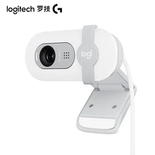 Load image into Gallery viewer, Original Logitech Brio 90 HD 1080p webcam with automatic light balancing, integrated privacy shutter, and built-in microphone
