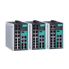 Load image into Gallery viewer, MOXA EDS-518E-4GTXSFP Original Gigabit Managed Industrial Ethernet Switch with 4 combo Gigabit ports with built-in RJ45/SFP, 14 fast Ethernet ports
