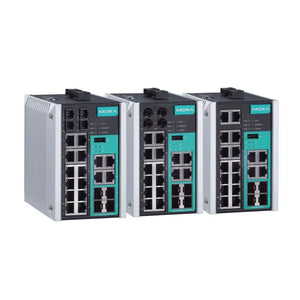 MOXA EDS-518E-4GTXSFP Original Gigabit Managed Industrial Ethernet Switch with 4 combo Gigabit ports with built-in RJ45/SFP, 14 fast Ethernet ports