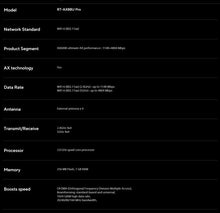 Load image into Gallery viewer, Asus RT-AX88U AX6000 Dual Band WiFi6 Gaming Router 802.11ax Router Game Mode MU-MIMO + OFDMA 2.4GHz 4x4, 5GHz 4x4 AiMesh WiFi Wireless Router

