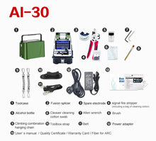 Load image into Gallery viewer, Signalfire AI-9 AI-5 Pro AI-6C+ AI-6A+ Ai20 Ai30 Multi-language Fiber Optic Fusion Splicer Machine SM,MM,DS,NZDS
