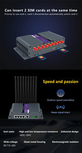 ZR9000 series industrial-grade 4G/5G WiFi router Wifi Hotspots 4G LTE CPE, Pockets Secure Portable T-mobile Router Rj45 Port