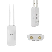 Load image into Gallery viewer, KuWFi Outdoor WiFi Repeater 1200Mbps Dual Band AP Router Wireless Access Point Wide-Area Waterproof Long Range WiFi Coverage
