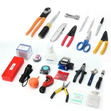 Load image into Gallery viewer, Universal FTTH Fiber Optic Tool Kit Set Box 433X330X130MM, Aluminum Alloy Frame, Drop proof, durable and rust proof, LK-6028
