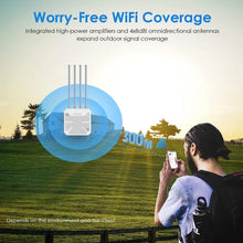 Load image into Gallery viewer, Wavlink Outdoor WiFi Extender AX1800 High Power Outdoor Weatherproof WiFi Range Extender Dual Band 2.4GHz+5GHz 1800Mbps Access Point
