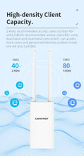 Load image into Gallery viewer, COMFAST EW72V2 1200Mbps Dual Band 5Ghz High Power Outdoor AP Wifi Router Antenna WiFi Base Station

