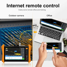 Load image into Gallery viewer, Optical Fiber Tester 8 inches OTDR Tester Built-in VFL OPM LS Event Map OLT SFP Test RJ45 Cable Tester Digital Multimeter Tester
