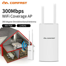 Load image into Gallery viewer, COMFAST CF-E320NV2 Outdoor Long Rang Street Access Point 2.4Ghz + 5.8Ghz Relay Wireless Bridge CPE Wi-Fi
