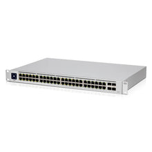 Load image into Gallery viewer, UBIQUITI USW-48-POE Enterprise Switch with 48 PoE Ports, 195W PoE Availability 48-Port Layer 2 PoE Switch With A Silent Fanless Cooling System
