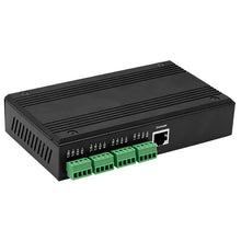 Load image into Gallery viewer, UOTEK 10/100M to 4 Ports RS-485/422 Serial Device Server 350mA@12v max Operating Current, DC12~48V, 32bit 400MHZ Processor UT-6804MT
