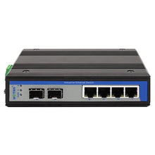 Load image into Gallery viewer, UOTEK 6 Ports Gigabit Ethernet Switch Support VLAN Mode Unmanaged Industrial DIN-rail Switch UT-6406GC-4GT2GP
