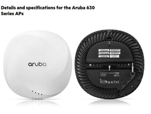 Aruba Networks AP-635 / IAP-635 (RW) APIN0635 Indoor Access Point 802.11ax Wi-Fi 6E OFDMA 2x2:2 MIMO 7.8 Gbps 6 GHz band WPA3